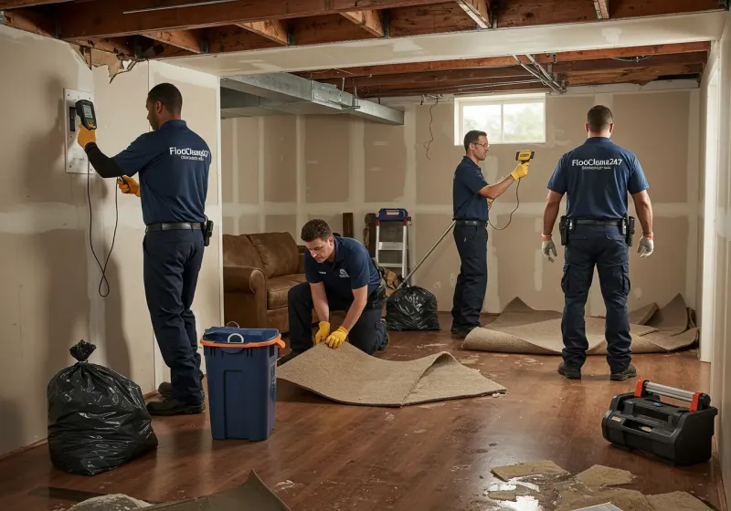 Flood DamageMaterial Assessment and Debris Removal process in Archer City, TX